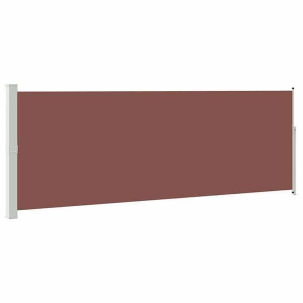 Maison Exclusive - Fällbart sidotak 160 x 500 cm Brun