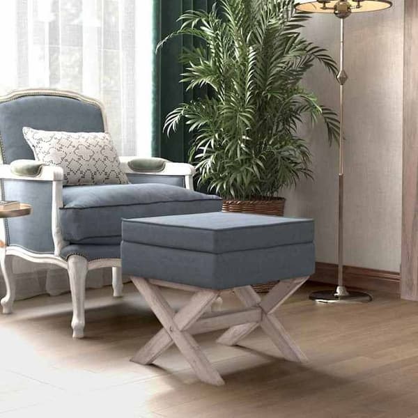 Maison Exclusive - Förvaringspall Mörkgrå 45x45x49 cm Sammet