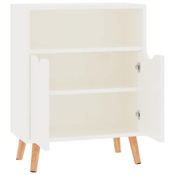 Maison Exclusive - Hvid glans buffet 60x30x72 cm ingeniørtræ