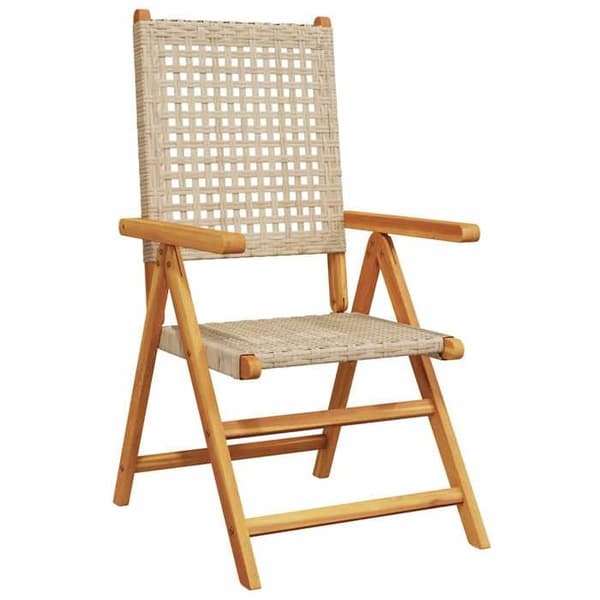 Maison Exclusive - 8 stk. beige polyrotin hængekøjer beige