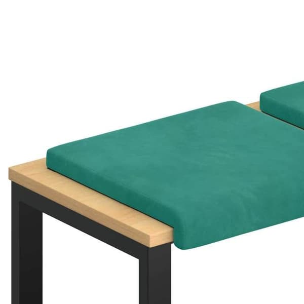 Maison Exclusive - Bänkdyna 4 st Sammet Turkos Djup 35 cm