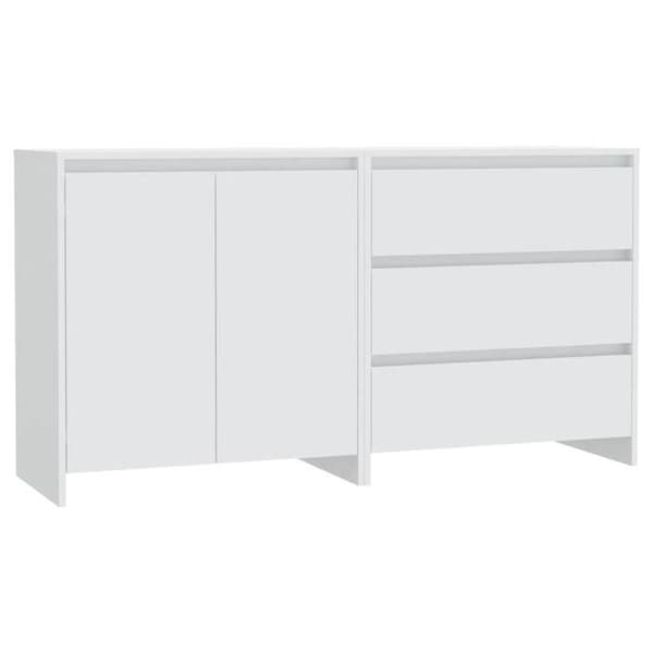 Maison Exclusive - Buffeter 2 stk Hvid Ingeniørtræ