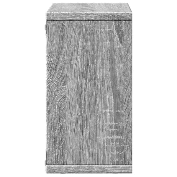 Maison Exclusive - Väggskåp 60x16x30 cm sonoma grå ingenjörsträ