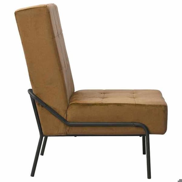 Maison Exclusive - Avkopplingsstol 65x79x87 cm Brun Sammet brun