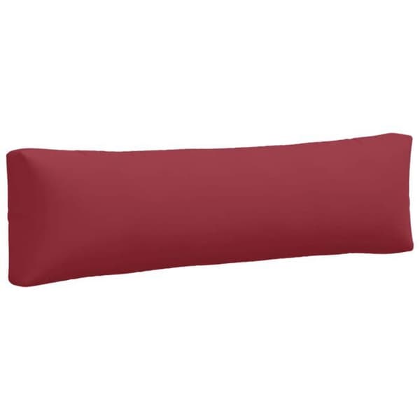 Maison Exclusive - Pallet puder sæt af 2 rød bordeaux stof