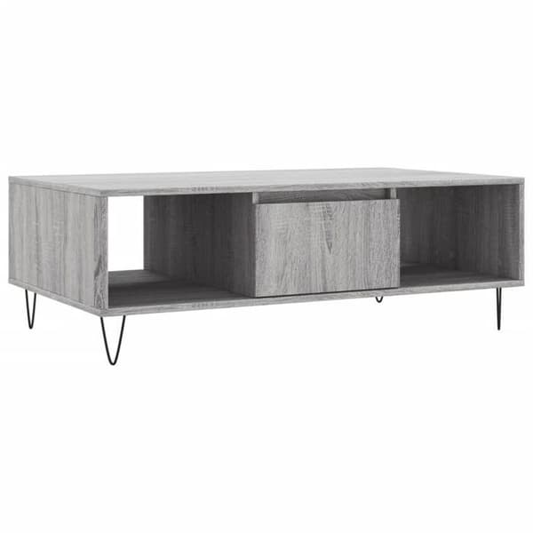 Maison Exclusive - Soffbord sonoma grå 104x60x35 cm ingenjörsträ