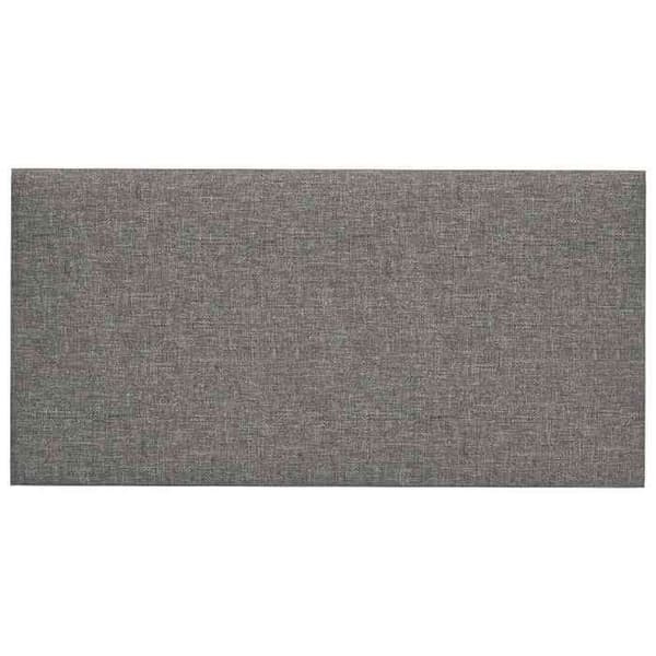 Maison Exclusive - Væghovedgærde 12 stk 30 x 15 cm Lys grå stof