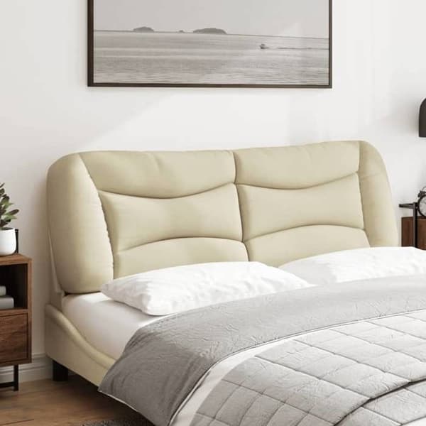 Maison Exclusive - Hvar-tyynynpäällinen, vaalea 160 cm kangas Grädde