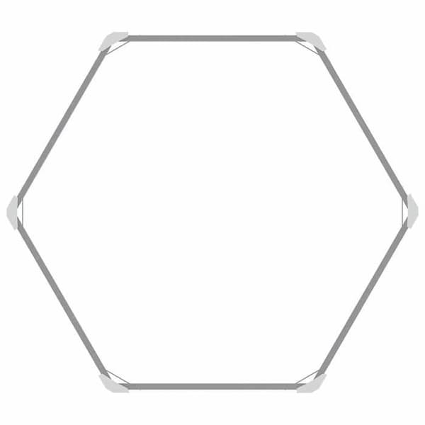 Maison Exclusive - Hævet havebed i galvaniseret stål 129x129x77 cm Grå Grå