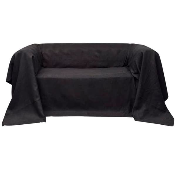 Sofaovertræk - Eksklusivt Hus - Mikrofiber - Antracit - 270 x 350 cm antracit