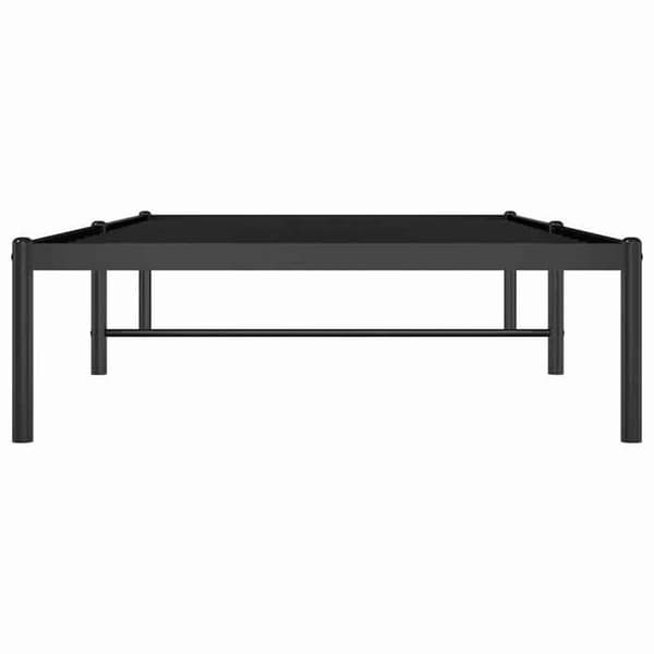 Sengestel - MAISON EXCLUSIVE - Maison Exclusive - 90x190 cm - Sort stål - Lamelseng Svart