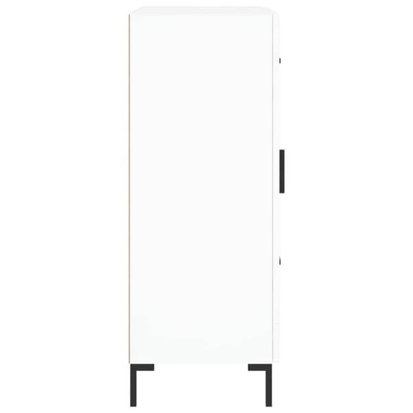 Maison Exclusive - Hvidt buffet 69,5x34x90 cm ingeniørtræ Vit