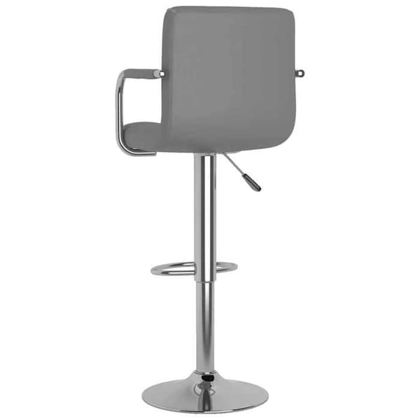 Maison Exclusive - Barstolar set om 2 grå konstläder
