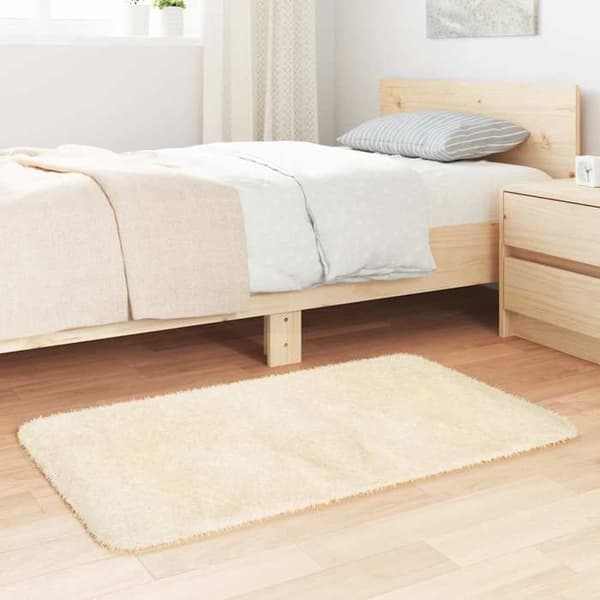 Maison Exclusive - Långhårig Shaggy Matta NAVARRA crème 60x100 cm polyester