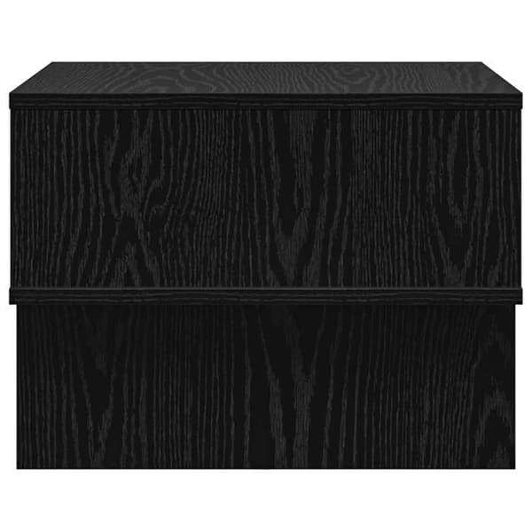 Bord - EKSKLUSIV HUS - 48 x 46 x 35 cm - Sort eg - Ingeniørtræ - Rektangulær svart ek
