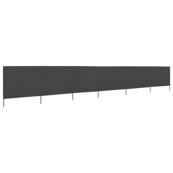 Paravent - MAISON EXCLUSIVE - 6 paneler - Non-woven stof - 800 x 80 cm - Grå Grå