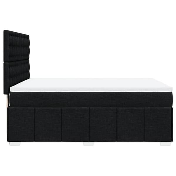 Sengestel med madras - Eksklusiv Hus - Sort - 140x190 cm - Lamelseng