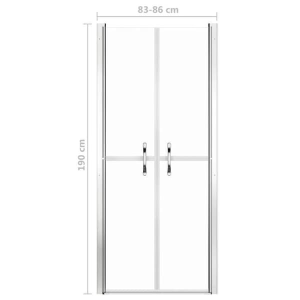 Maison Exclusive - Duschdörr ESG transparent 86x190 cm