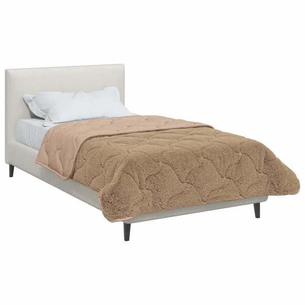 Maison Exclusive - Hela året täcke 155 x 220 cm Non Taupe Andningsbart Mol
