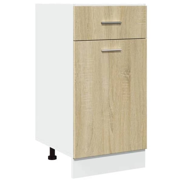 Maison Exclusive - Underskabs kommode "Lyon" Sonoma Eg 40 x 46 x 81,5 cm Ingeniørtræ