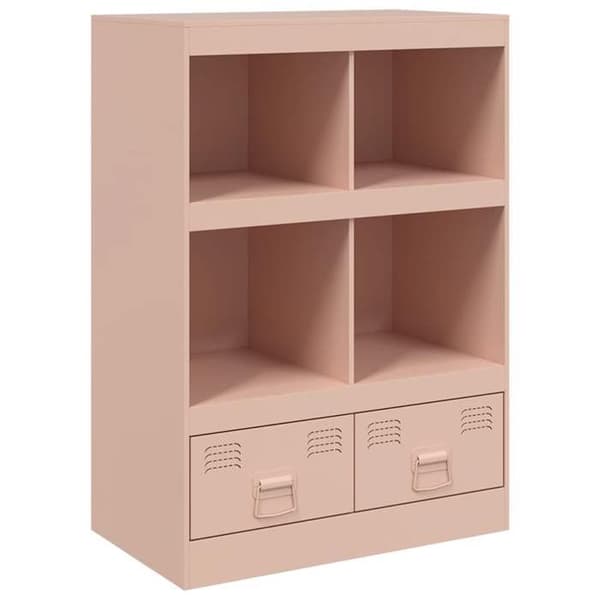 Maison Exclusive - Høj buffet i rosa 67x39x95 cm stål