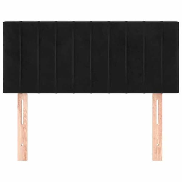 Maison Exclusive - Svart sänggavel 100x5x78/88 cm Sammet