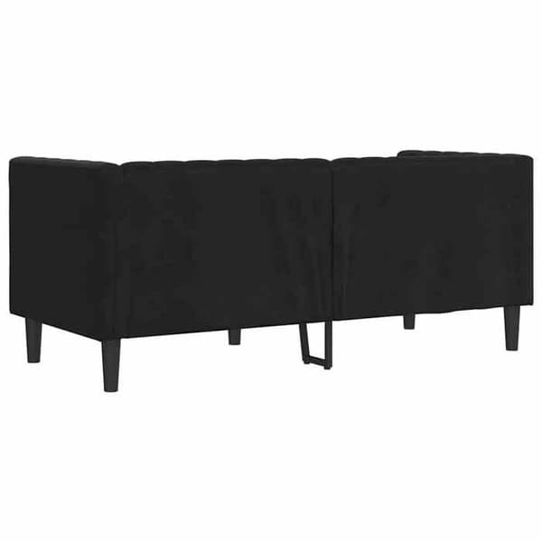 Maison Exclusive - Sort Sofa 174 x 74,5 x 70,5 cm Velour