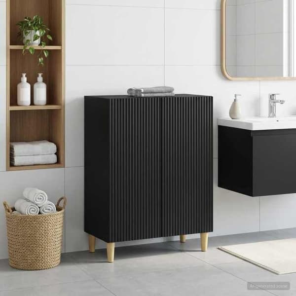 Maison Exclusive - Badeværelsesopbevaringsmøbel ARNHEM Sort