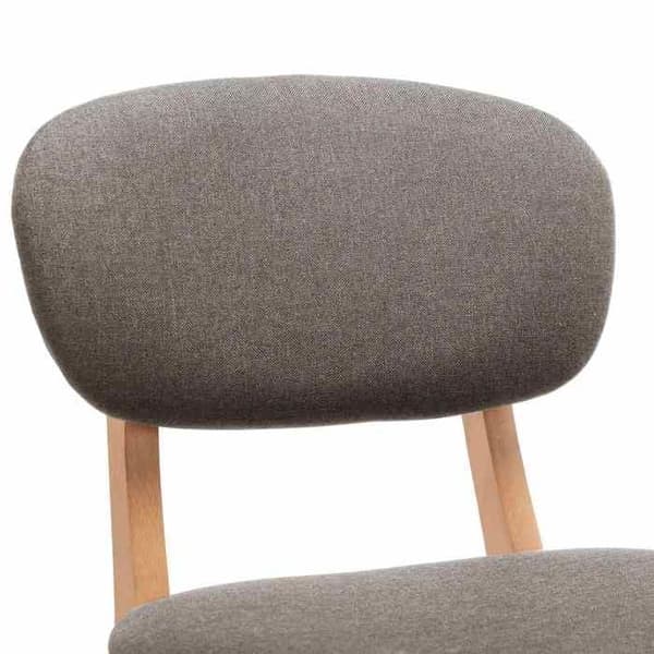 Maison Exclusive - Barstolar set om 2 taupe tyg Mol