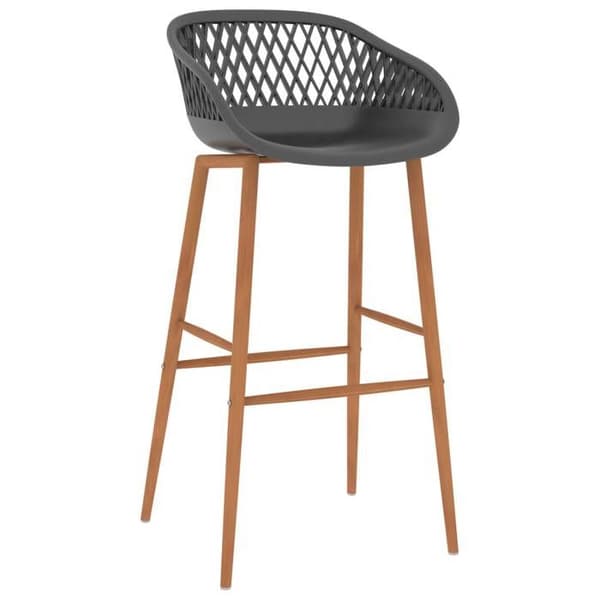 Maison Exclusive - Barstolar set om 4 grå grå