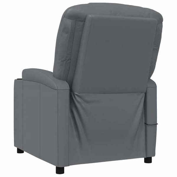 Maison Exclusive - Anthracite keinonahkainen hierontatuoli