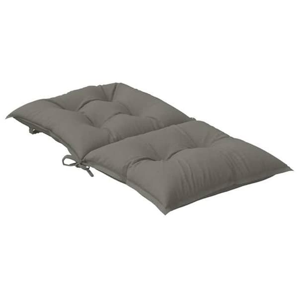 Maison Exclusive - Stolar med låg ryggstöd, 2-pack, mörkgrå blandning