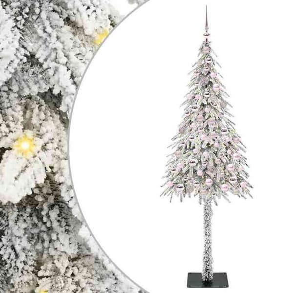 Maison Exclusive - Vit Julgran 210 cm PE och Stål Vit