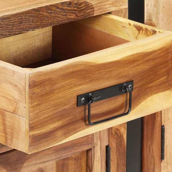 Maison Exclusive - Buffet 172x35x80 cm Solid akacietræ med honningfinish