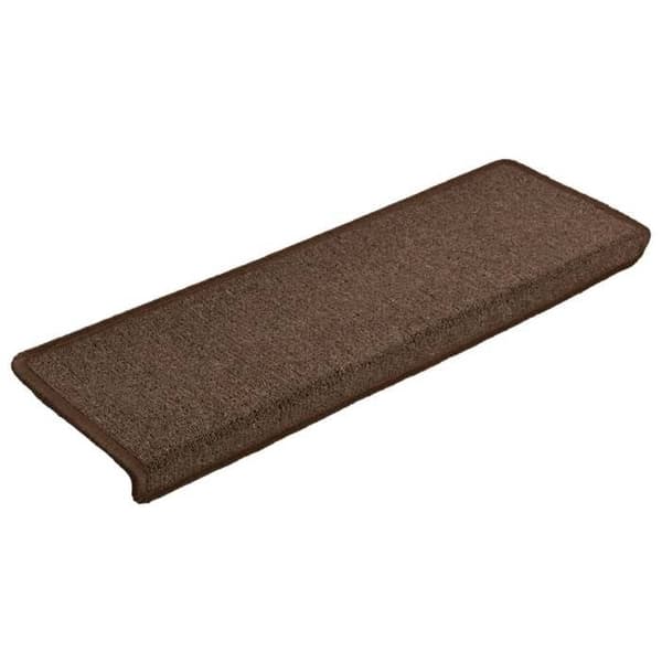 Maison Exclusive - Trappmatta 15 delar 65 x 21 x 4 cm Brun Rektangulär kant