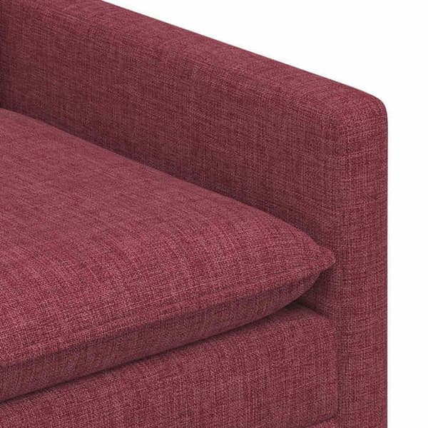 Maison Exclusive - Soffa Bordeaux 76 x 81 x 87,5 cm Tyg