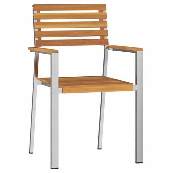 Maison Exclusive - Sæt af 3 pc. spisebord til haven Brun brun