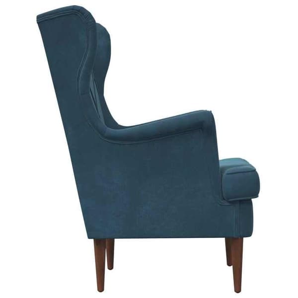 Maison Exclusive - Blå Velour Stol