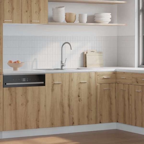 Underskabs møbel - EKSKLUSIV HUS - Lyon - 80 x 46 x 81,5 cm - Ingeniørtræ - Eg look