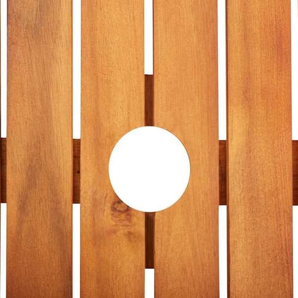 Havemøbel - EKSKLUSIV HUS - 150 x 90 x 74 cm - Massiv akacie - Rektangulær - Nem at samle