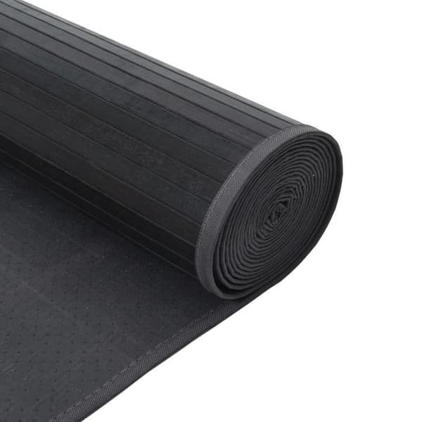 Maison Exclusive - Rektangulär matta grå 100x500 cm bambu