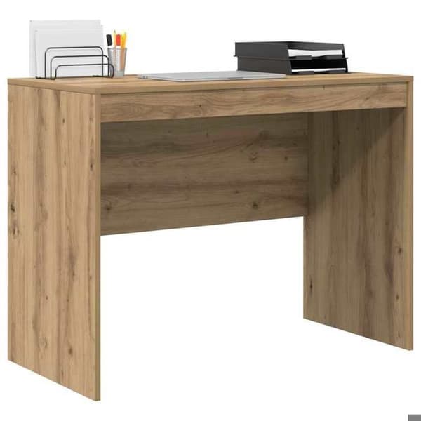 Maison Exclusive - Håndlavet egetræskontor 100 x 50 x 76 cm