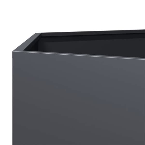 Maison Exclusive - Hexagonformad kruka anthracite 104x90x45 cm stål