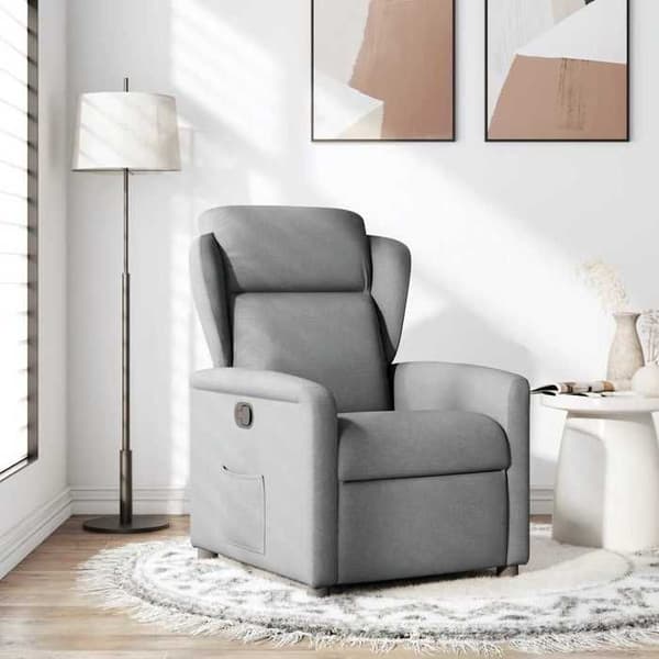 Maison Exclusive - Vaalea harmaa nojatuoli