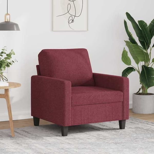 Maison Exclusive - Rød bordeaux Stol 60 cm Stof