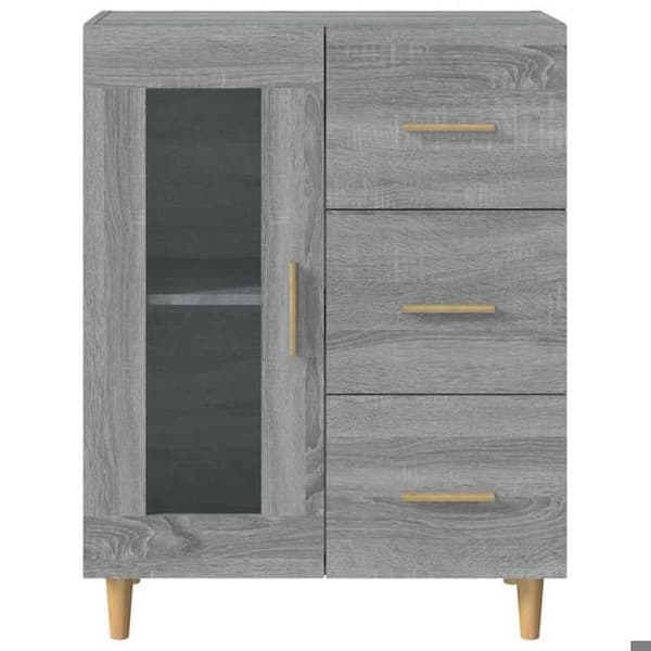 Maison Exclusive - Buffé Sonoma Grå 69,5x34x90 cm Ingenjörsträ