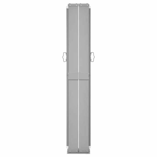 Maison Exclusive - Utdragbart sidotak för patio 140x1200 cm Svart