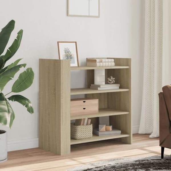 Maison Exclusive - Buffé ek sonoma 73,5x35x75 cm ingenjörsträ
