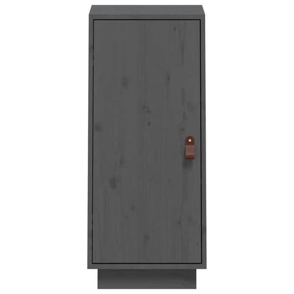 Maison Exclusive - Harmaa buffet 34x40x75 cm Massiivipuu mänty Grå
