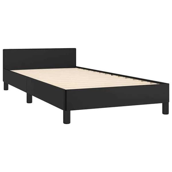 Maison Exclusive - Sengestel uden madras sort 100x200 cm kunstlæder Svart